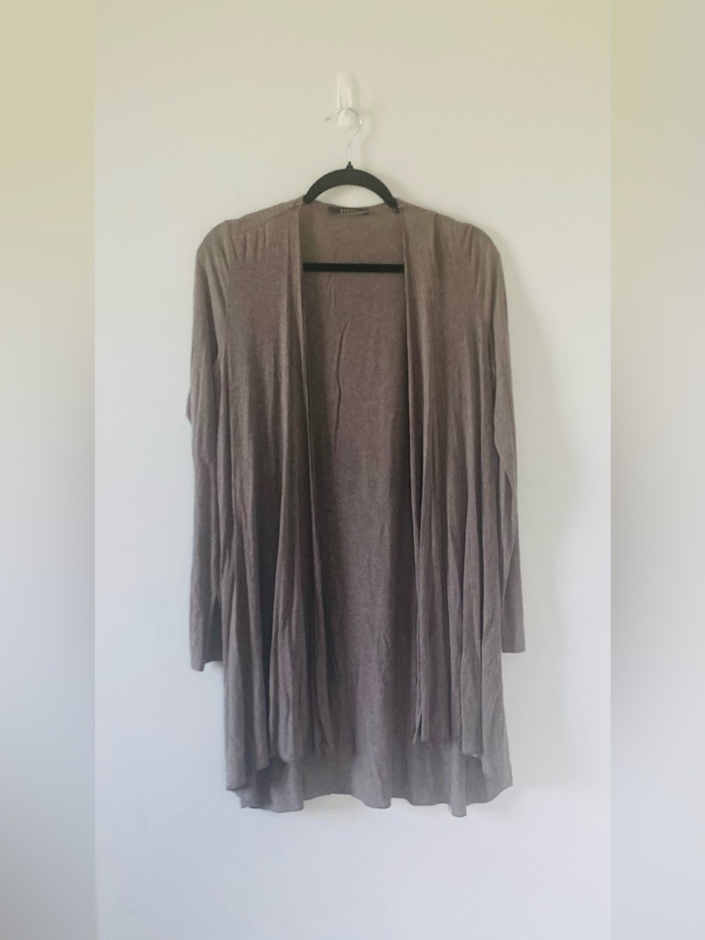 Esprit Lightweight Open-Front Cardigan Size S, Lagenlook, Minimalist, Normcore